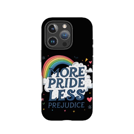 More Pride Less Prejudice Rainbow Pride Month LGBT IPhone Cases