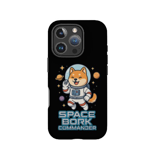 Space Bork Commander Cute Shiba Inu Astronaut F IPhone Cases