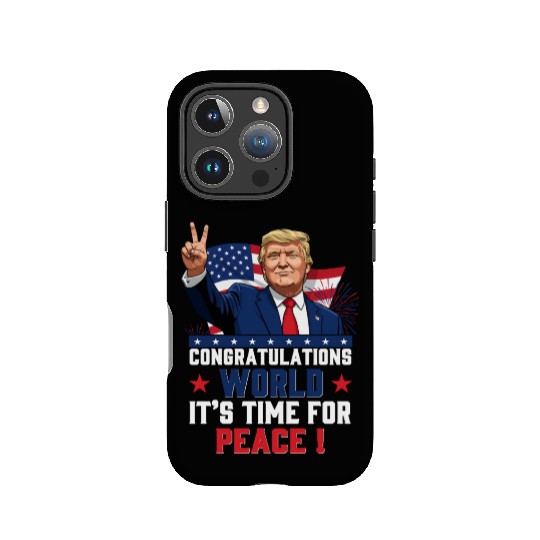 Congratulations world, It's time for peace! IPhone Cases