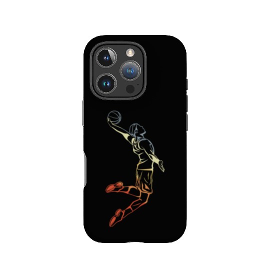 Basketball Player Sketch IPhone Cases