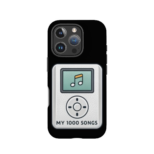 My 1000 Songs MP3 Player Retro 2000s Y2K IPhone Cases