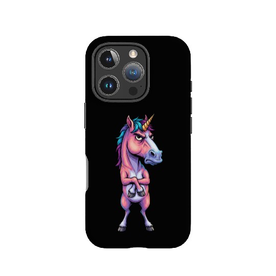 Grumpy Unicorn – My Mood, My Magic IPhone Cases