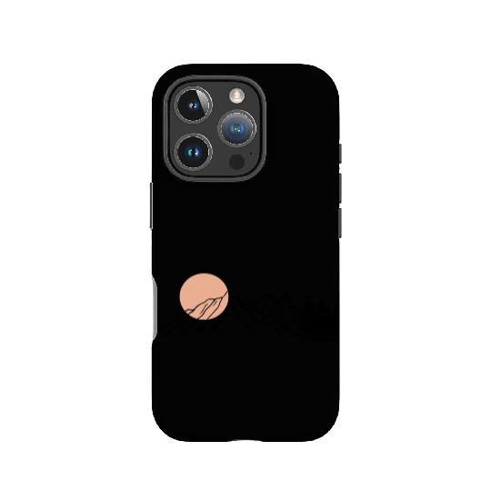 Mountain Sunset – Calm Nature Graphic IPhone Cases