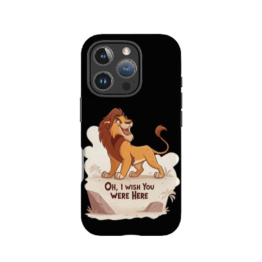 Lonely Lion Longing IPhone Cases