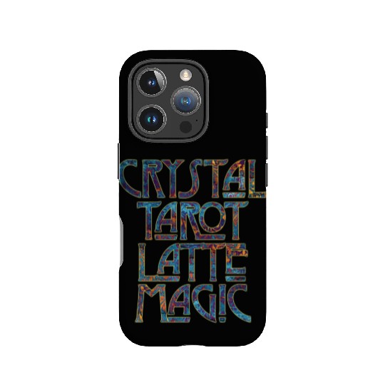 Crystal Tarot Latte Magic-Coffee Coven Collective IPhone Cases