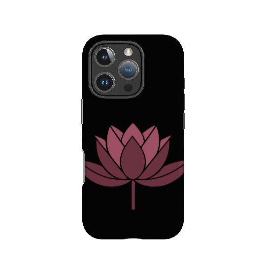minimalist Lotus IPhone Cases