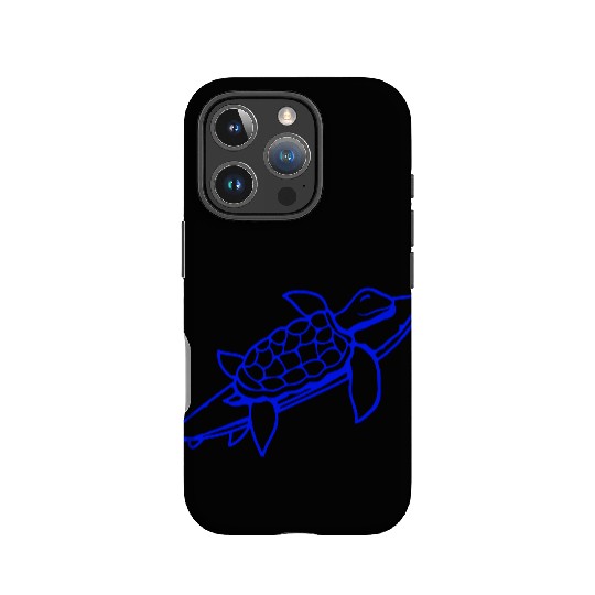 Water turtle surfboard surfer fun surfing hobby IPhone Cases