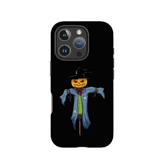 spooky scarecrow IPhone Cases