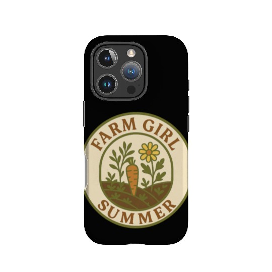 Farm Girl Summer Circle IPhone Cases