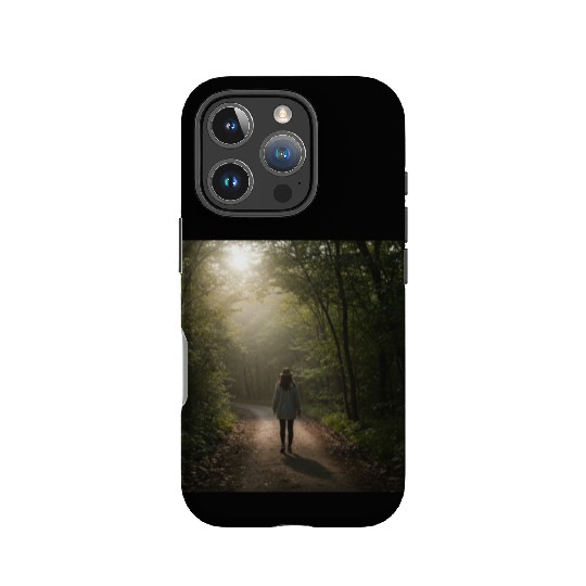 Enchanted Forest Path Illustration IPhone Cases