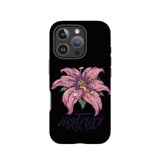 Dark Bloom Lily – JustRuxx Graphic Design IPhone Cases