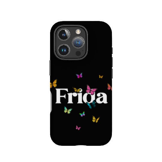 FRIDA - beautiful girl name with cute butterflies IPhone Cases