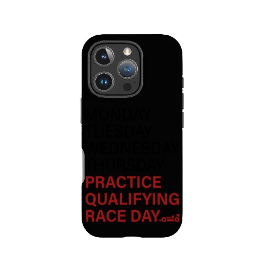 monday tuesday wednesday thursday practice qual IPhone Cases