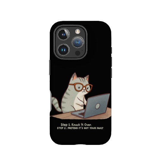 Keyboard Warrior Cat IPhone Cases
