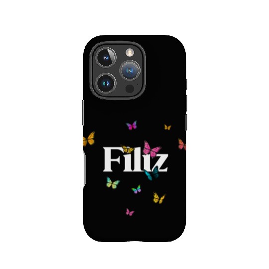 FILIZ - beautiful girl name with cute butterflies IPhone Cases