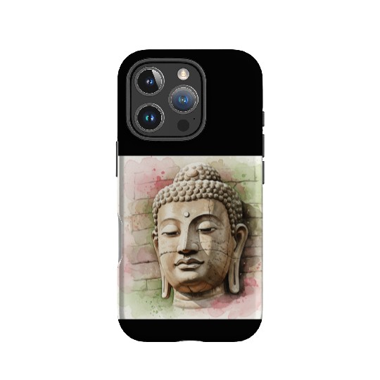 Ethereal Buddha Face Art IPhone Cases