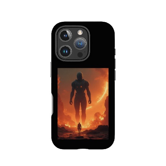 Giant Alien Overwatch Scene IPhone Cases