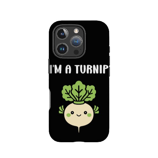 Turnip Character Illustration IPhone Cases