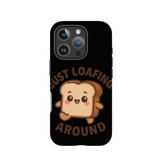 Cute Toast Loafing Meme Design IPhone Cases