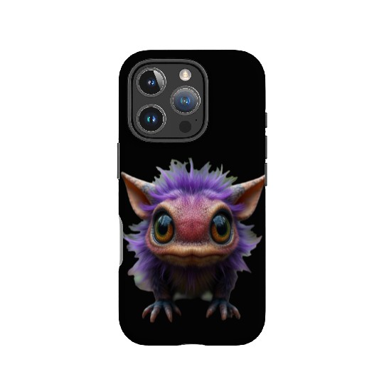 Cutie Creature - Purple IPhone Cases
