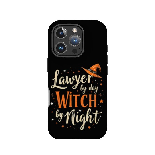 Lawyer by Day Witch by Night Funny Halloween IPhone Cases