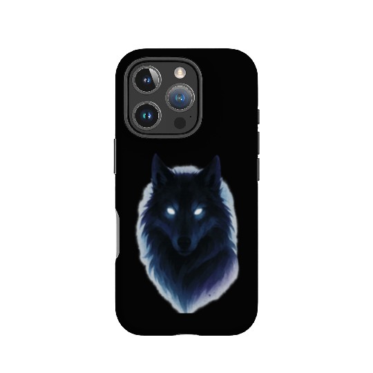 Enigmatic Howling Wolf Design IPhone Cases