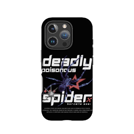 Poisonous Spider Graphic IPhone Cases