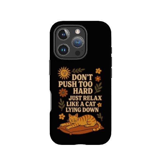 Relaxing Cat Nap Inspirational Design IPhone Cases