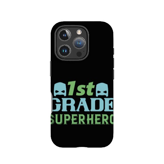 1st Grade Superhero IPhone Cases