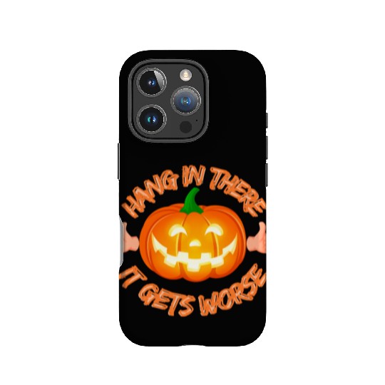 Pumpkin Thumbs Up Halloween Design IPhone Cases
