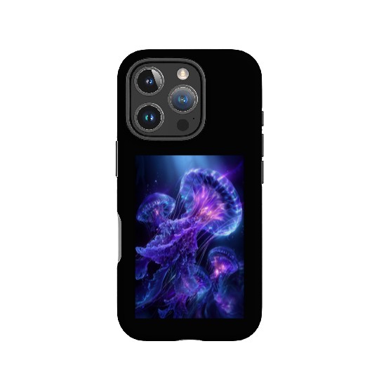 Neon Glow Jellyfish IPhone Cases