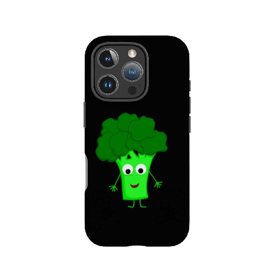 Whimsical Broccoli Character Design IPhone Cases