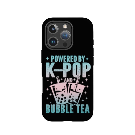 Powered by K-Pop and Bubble Tea | Cute Kawaii Boba IPhone Cases