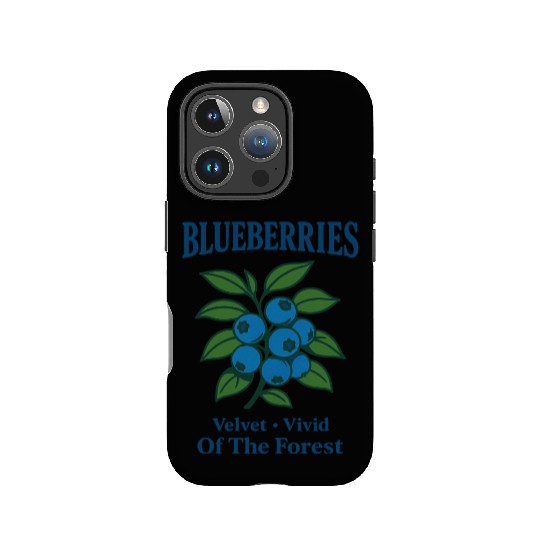 Blueberry the sweet fruit of the wild forest IPhone Cases