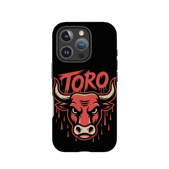 Bold Toro Bull Graphic IPhone Cases