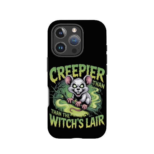 Creeper Mouse in Witch's Lair Design IPhone Cases