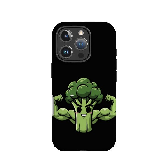 Muscular Broccoli IPhone Cases