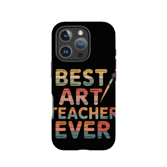 Retro Best Art Teacher Ever  IPhone Cases