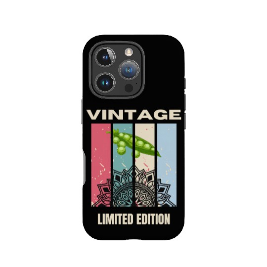 Vintage Lotus and Pea Art Design IPhone Cases