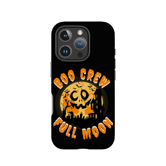 Halloween Boo Crew Full Moon IPhone Cases