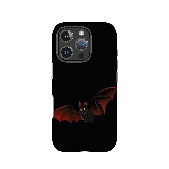 Dark Fantasy Bat Illustration IPhone Cases