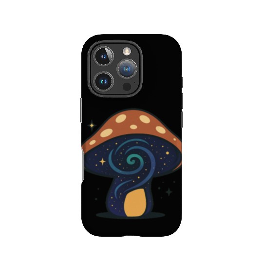 Cosmic Mushroom Nightscape IPhone Cases