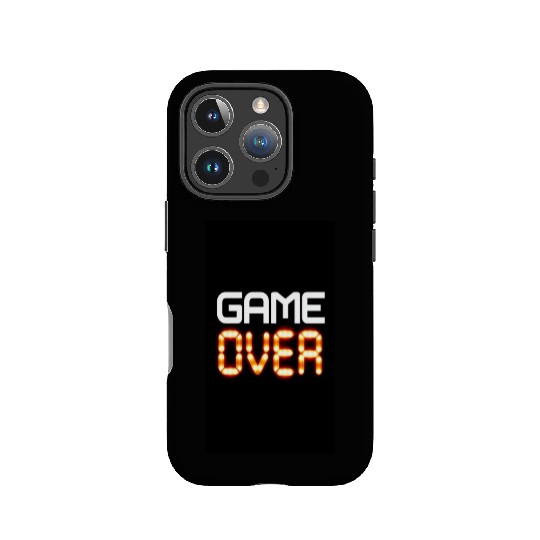 Game Over Digital LED Typography IPhone Cases