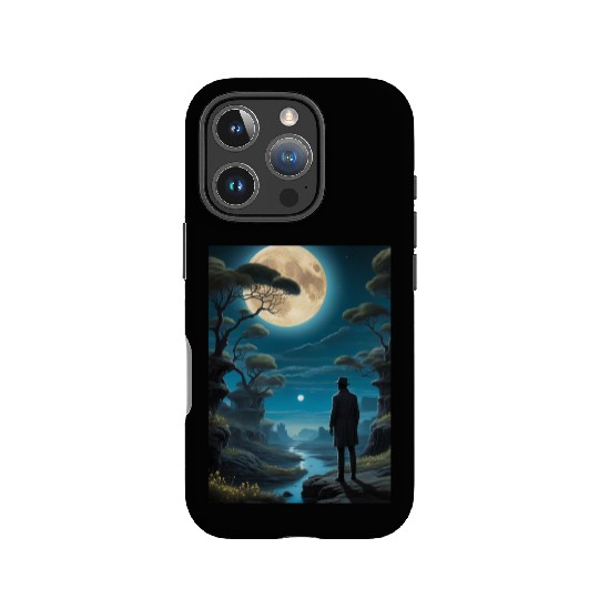 Mystical Night Under the Full Moon IPhone Cases