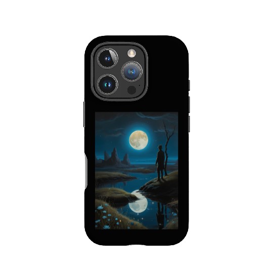 Mystic Night Under the Full Moon IPhone Cases