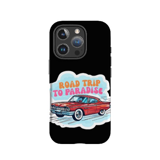 Vintage Classic Car Road Trip Design IPhone Cases