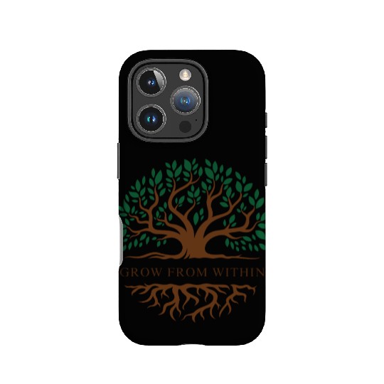 Inner Growth Tree Motif IPhone Cases