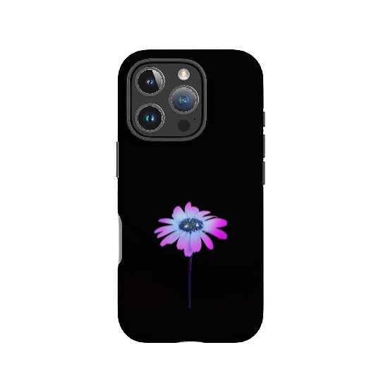 Neon Purple Pink Daisy IPhone Cases