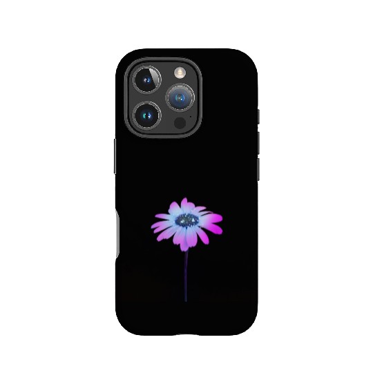 Neon Purple Pink Daisy IPhone Cases