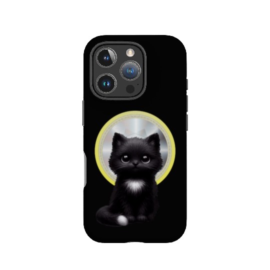 Mystic Midnight Cat  IPhone Cases
